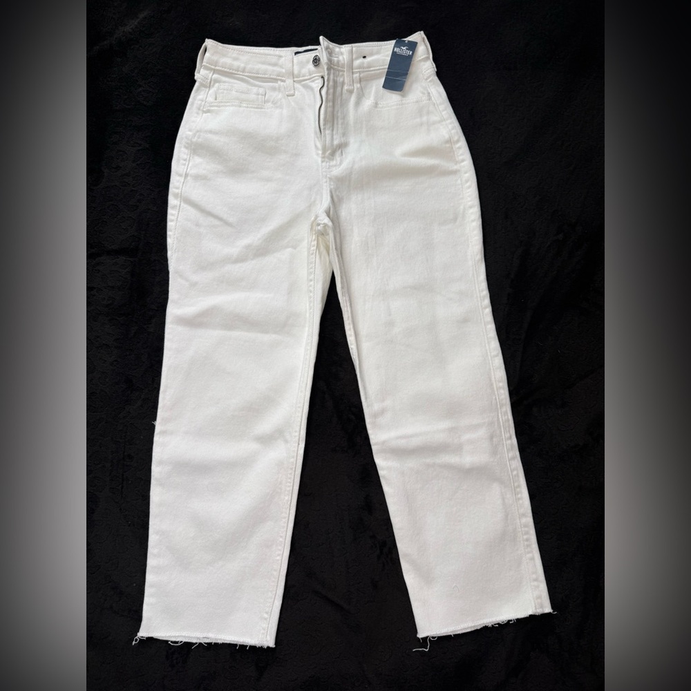 Hollister Vintage High-Rise White Jeans New with Tags